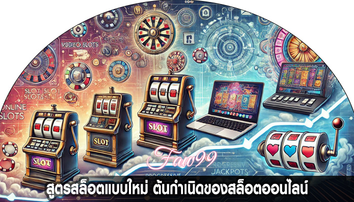 สูตรสล็อตแบบใหม่ ต้นกำเนิดของสล็อตออนไลน์